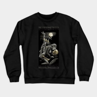 Skull Ride Die or Live Art Crewneck Sweatshirt